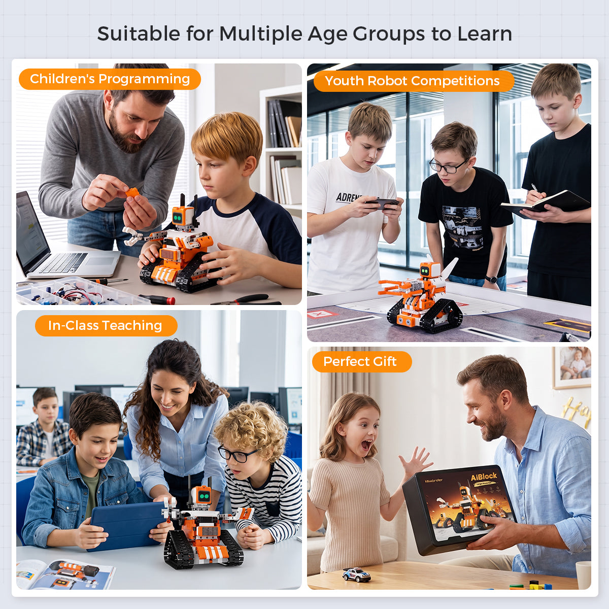 Suitable for Multiple Age Groups to Learn