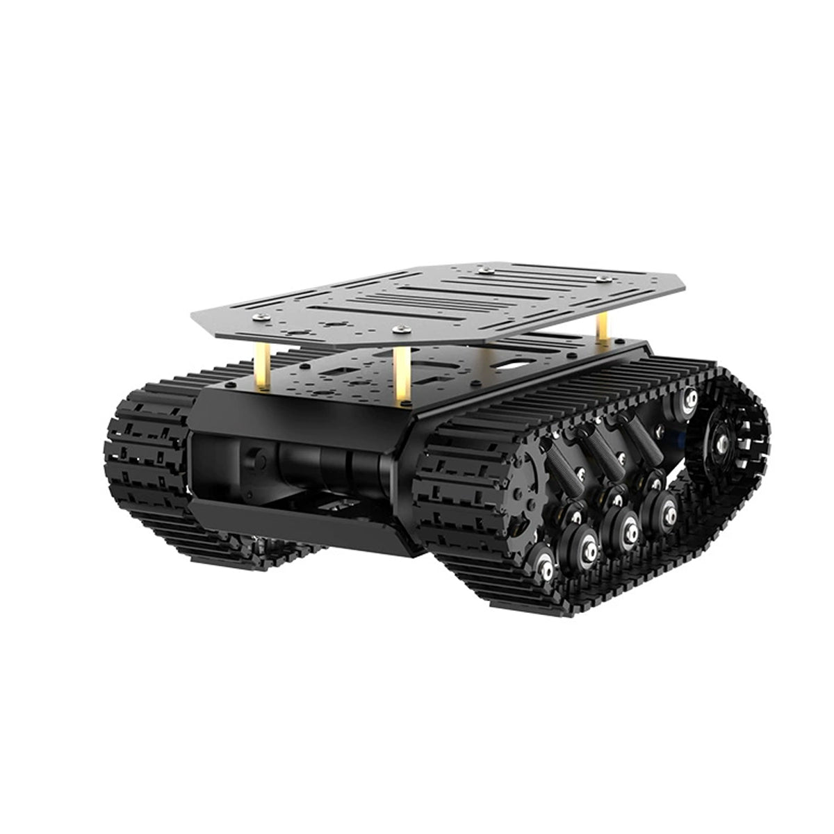Hiwonder Track Chassis/ Suspension Shock Absorption Full-Metal Tank Robot Encoder Motor/ Smart Car Chassis