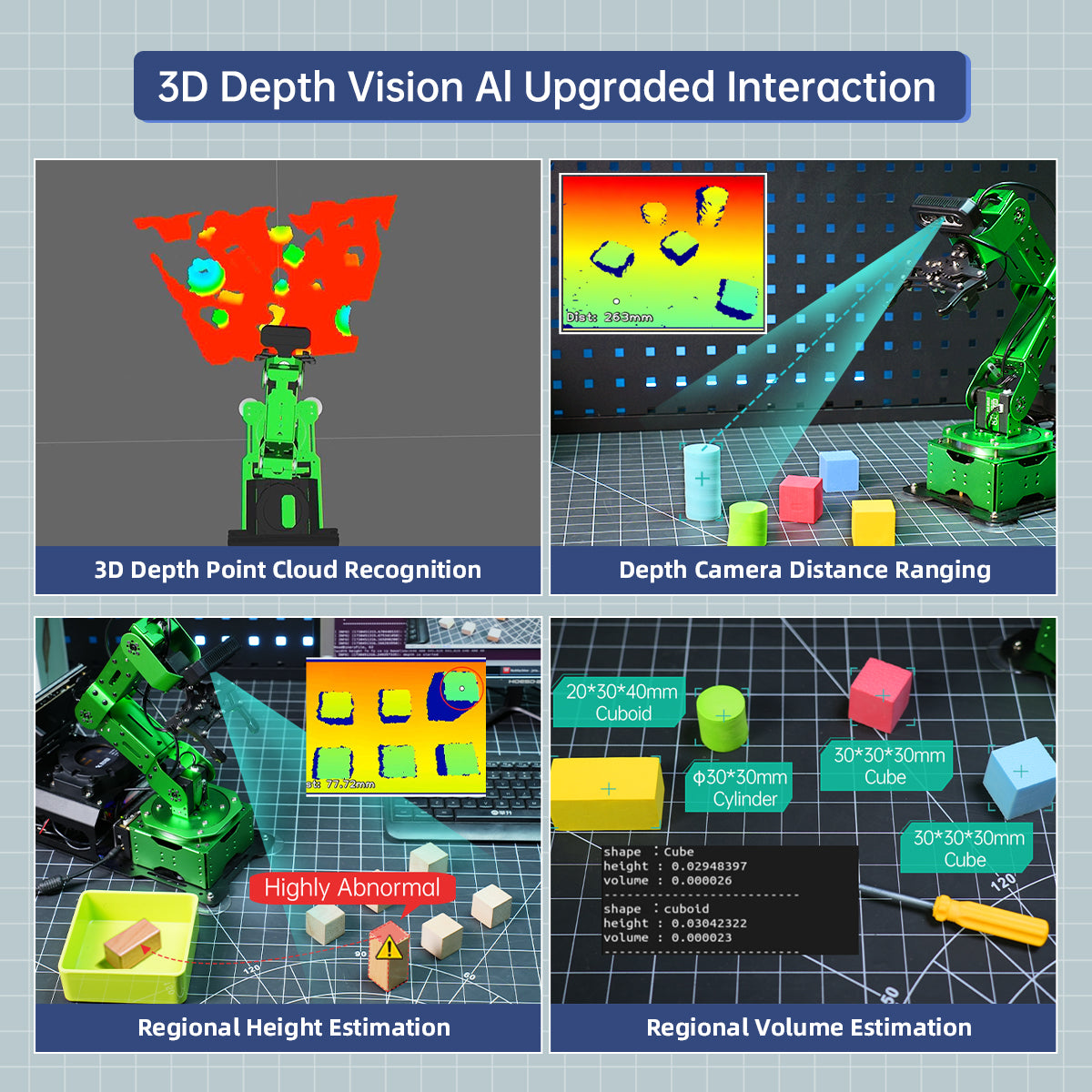 3D Depth Vision Al Upgraded Interaction