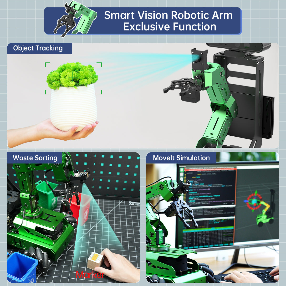 Smart Vision Robotic Arm Exclusive Function