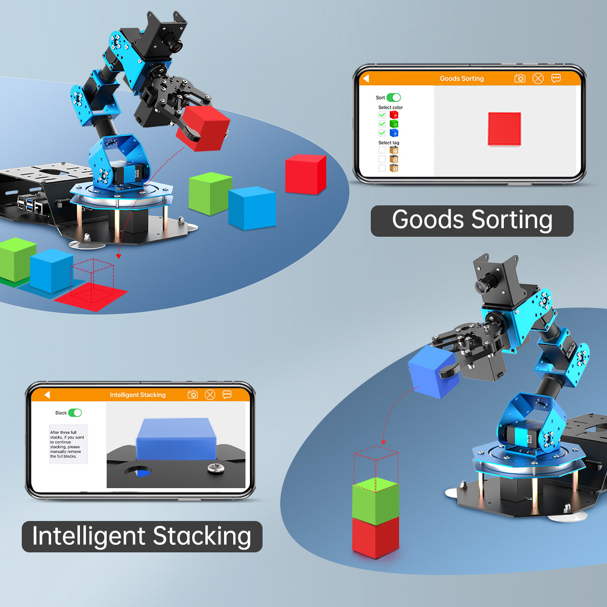 Goods Sorting Intelligent Stacking