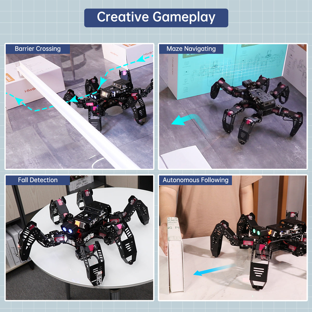 Spiderbot: Hiwonder Hexapod Programming Robot for Arduino Standard Version