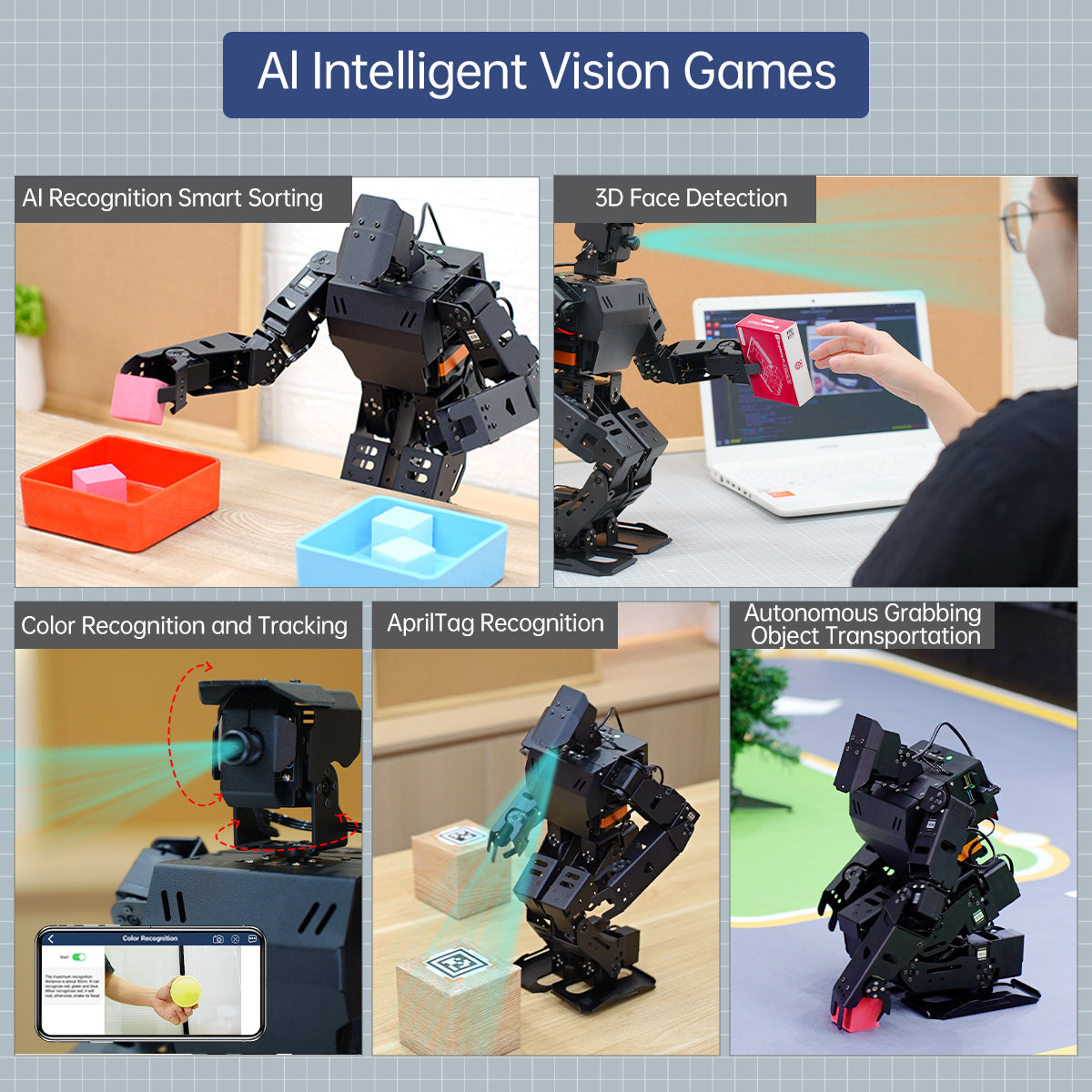 AiNex ROS Education AI Vision Humanoid Robot by | HumanoidHub