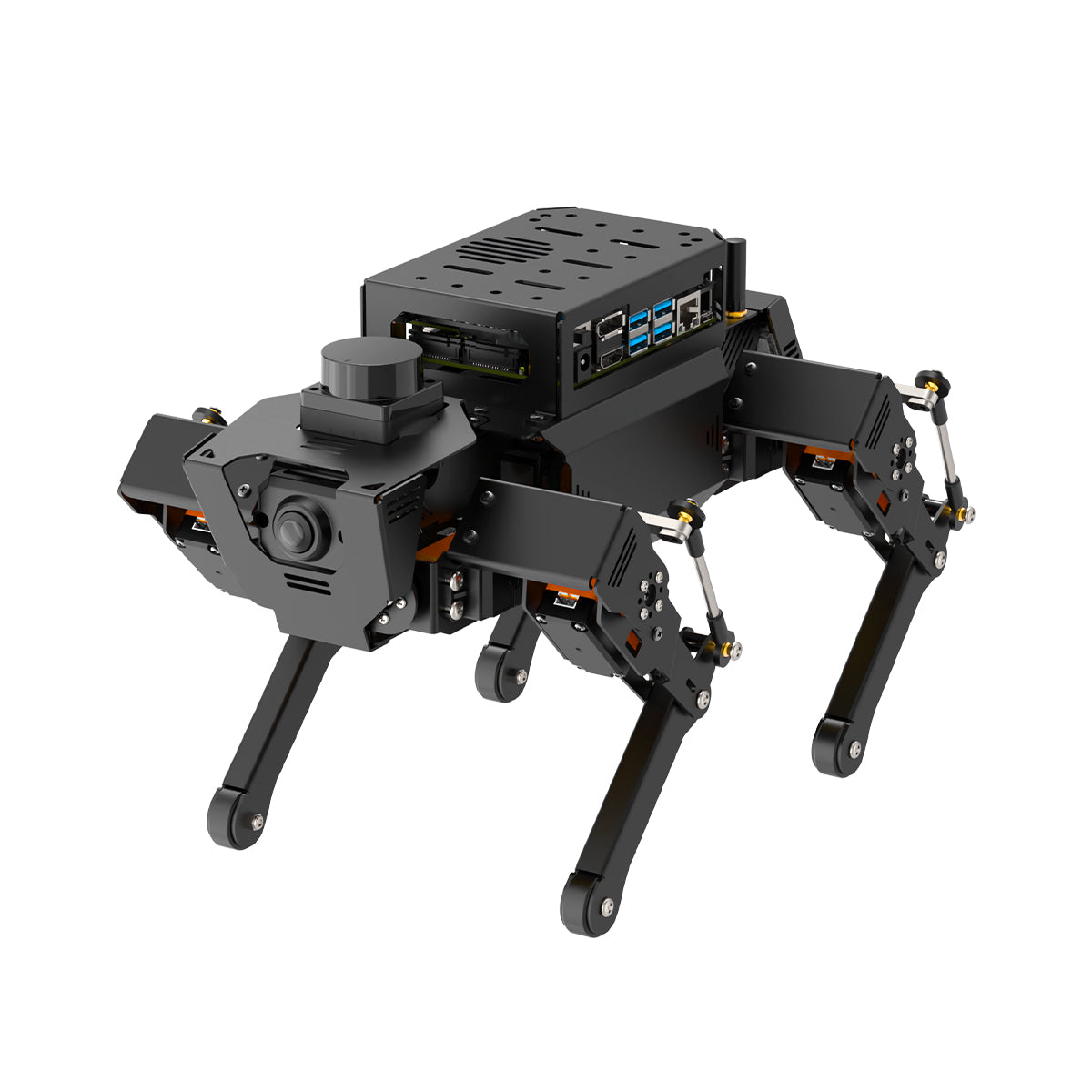 ROSPug Quadruped Bionic Robot Dog Powered by Jetson Nano ROS Open Source Python Programming