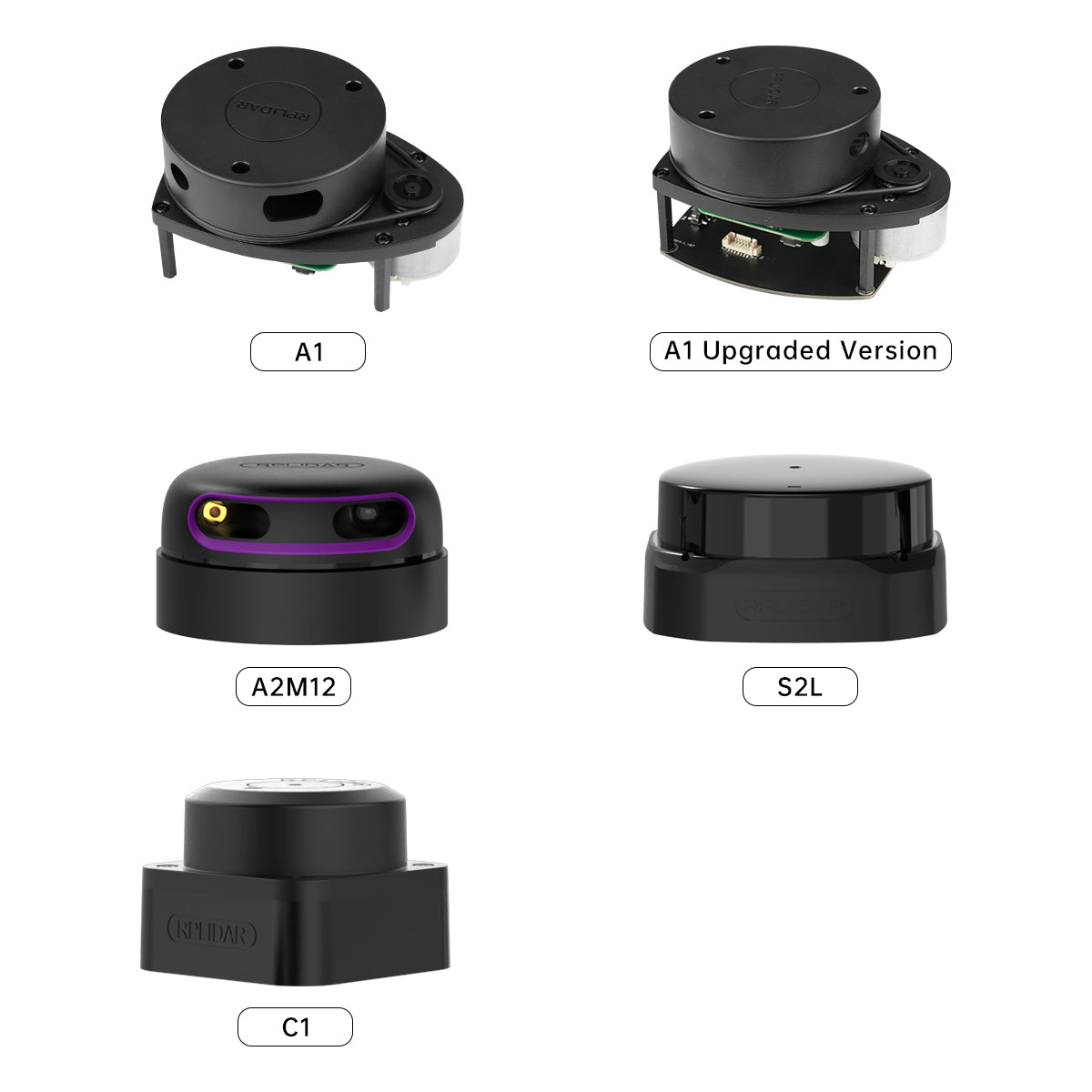 SLAMTEC RPLIDAR Lidar C1 A1 A2M12 S2L SLAM Triangulation Ranging Support Mapping Navigation for ROS/ROS2