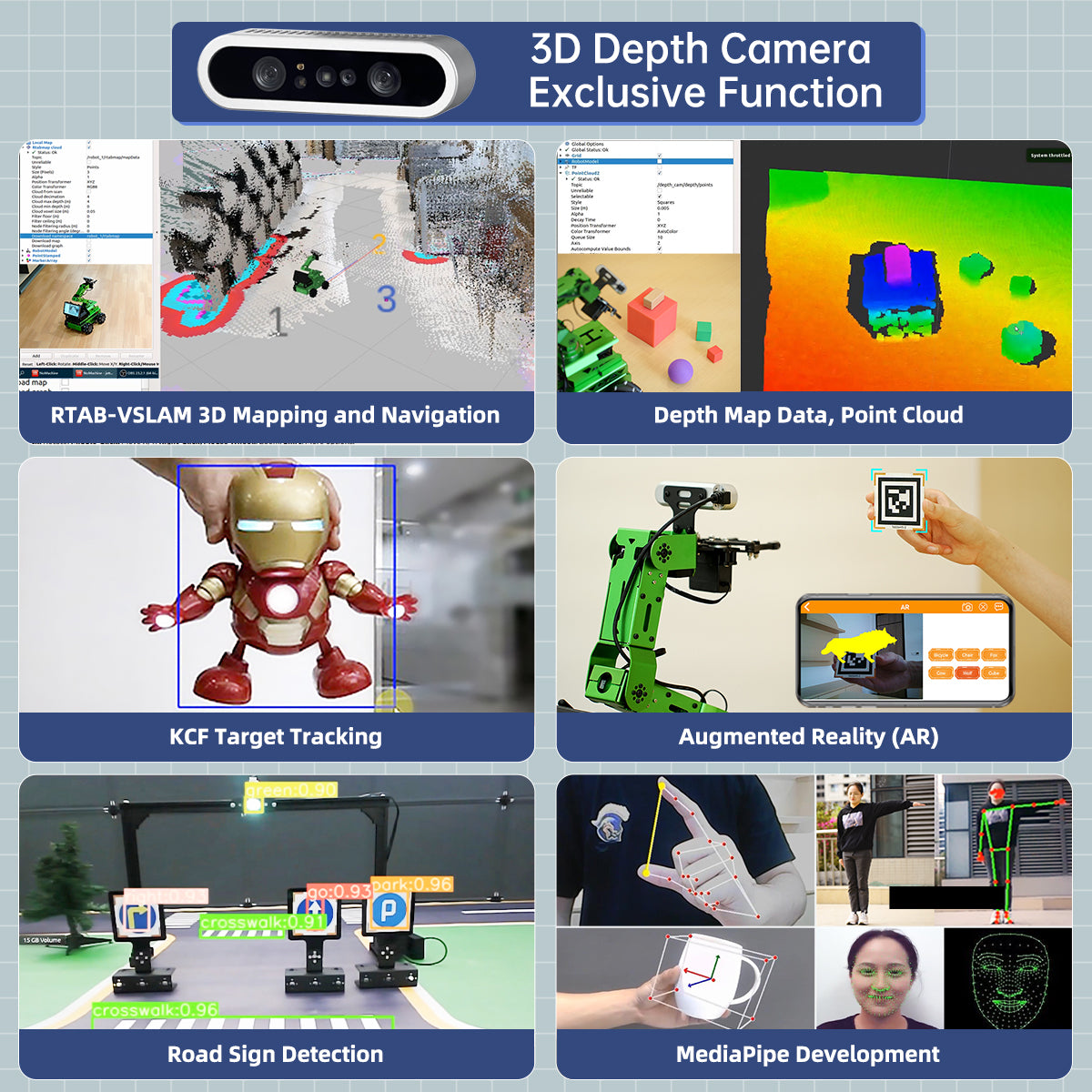 3D Depth Camera Exclusive Function