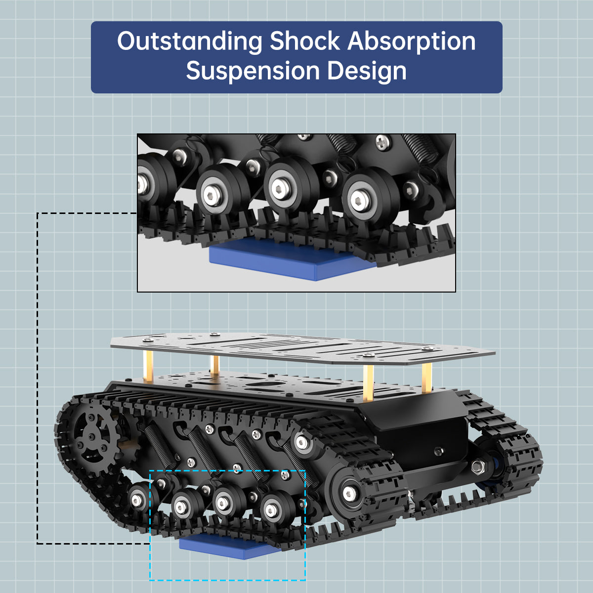 Outstanding Shock Absorption Suspension Design