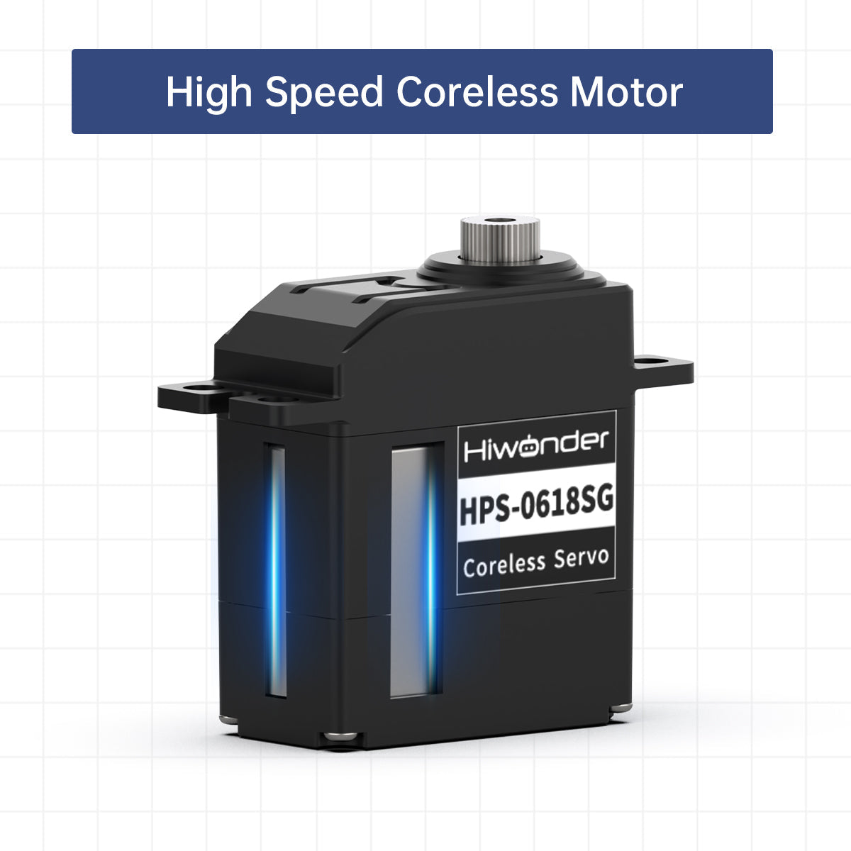 Hiwonder HPS-0618SG Micro High Speed Coreless Digital Servo Stainless Steel Gear for Quadruped Robot Dog