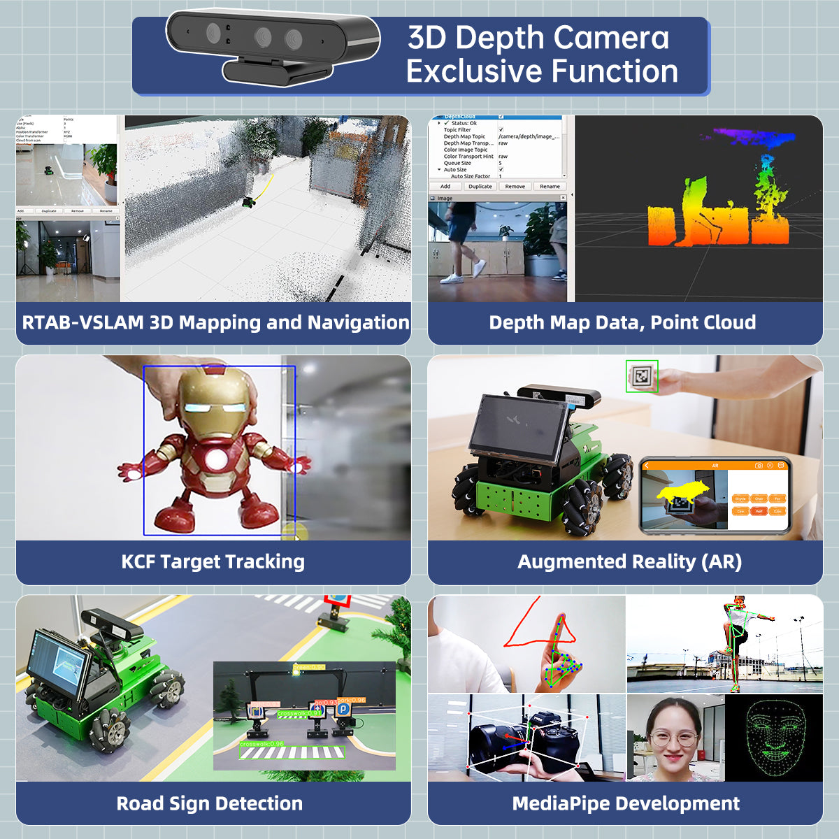3D Depth Camera Exclusive Function
