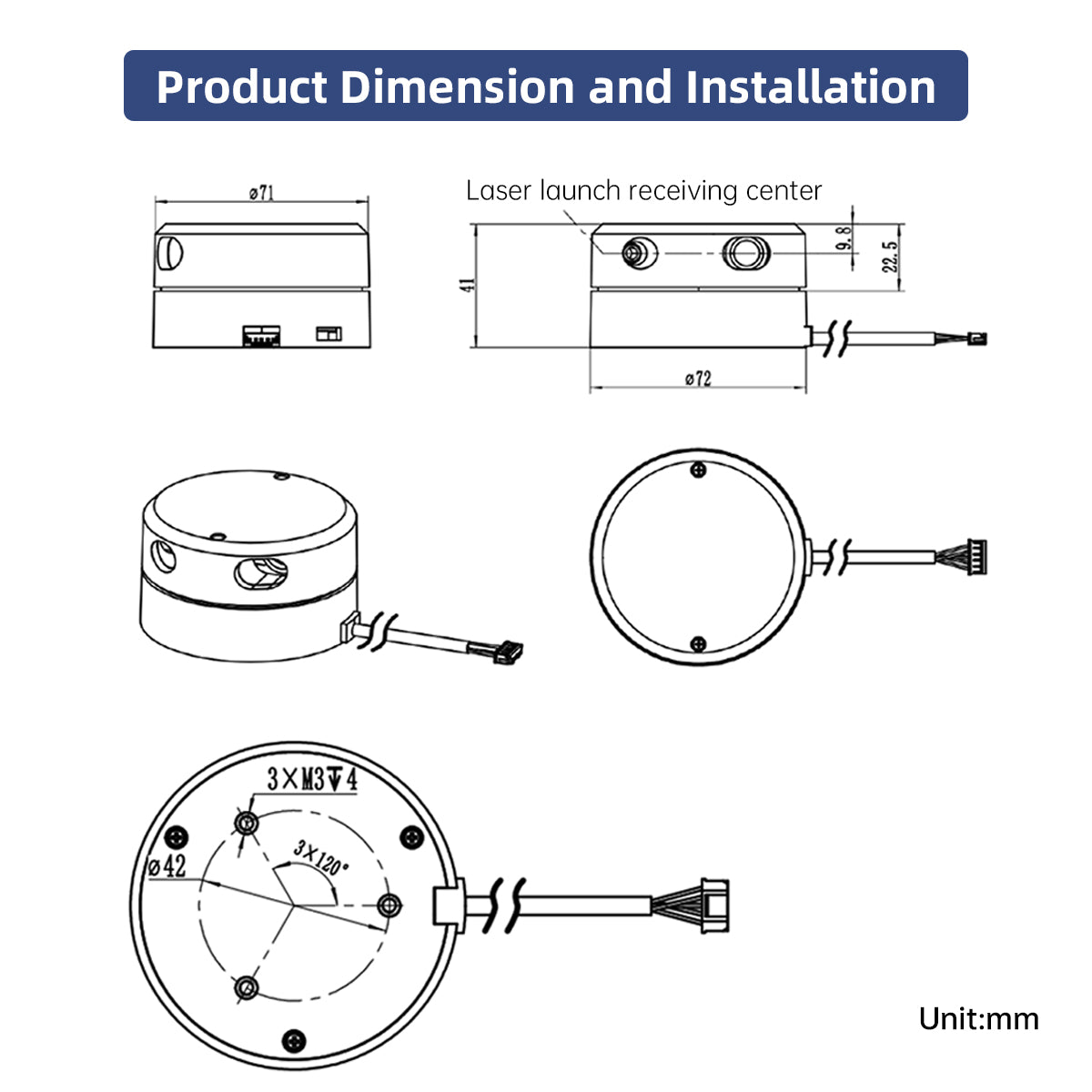 Product Dimension and Installation