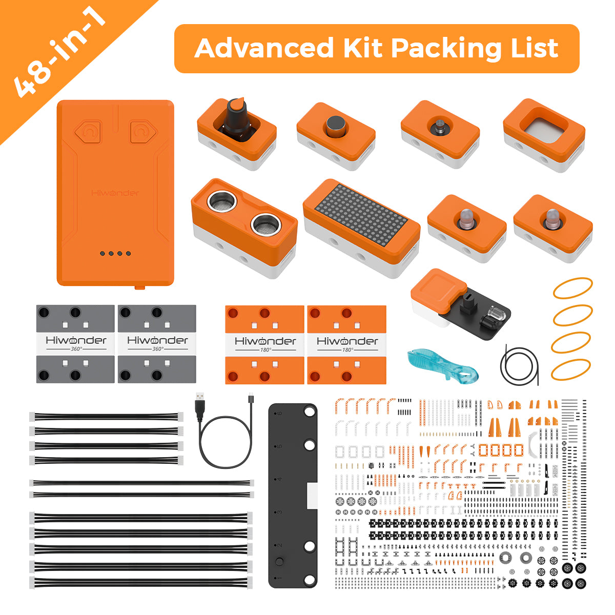 AiBlock TechPower Advanced Kit Packing List