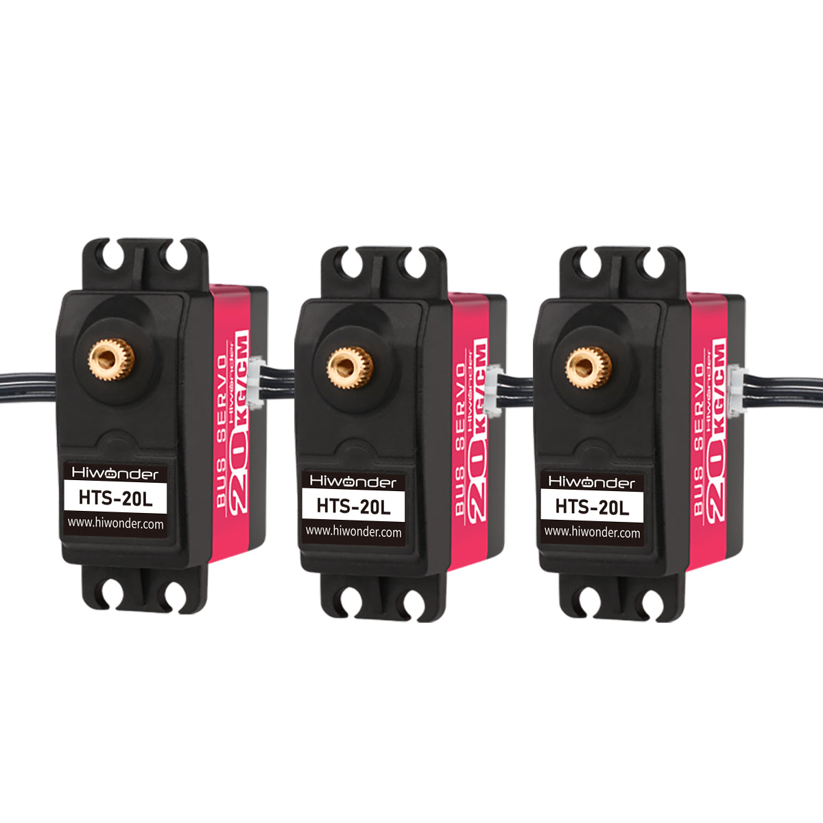 Hiwonder HTS-20L Serial Bus Servo/20KG High Torque/Position Feedback