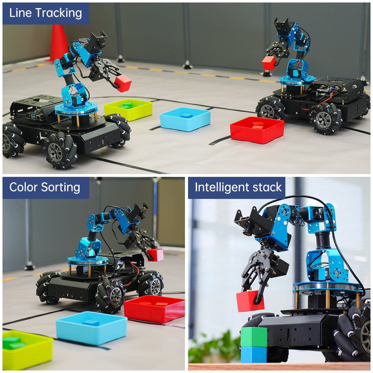 Hiwonder ArmPi Pro Raspberry Pi 5 ROS Robotic Arm Developer Kit with 4WD Mecanum Wheel Chassis Open Source Robot Car