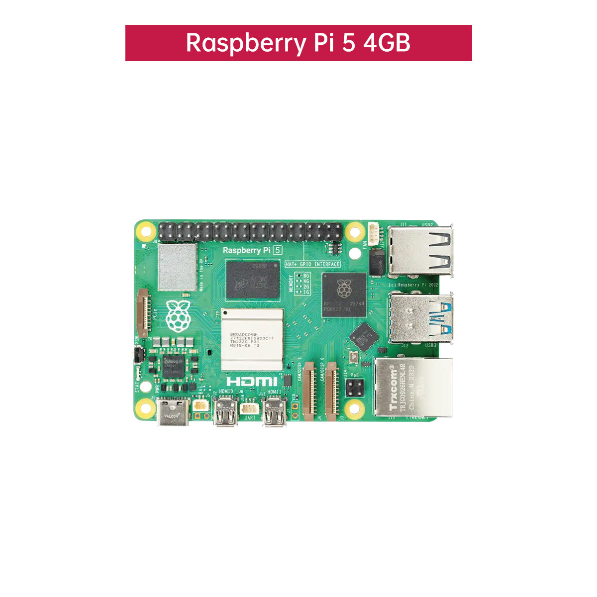 Raspberry Pi 5 4G/8G Controller Python Programming Linux Vision 4B Development Kit Raspberry Pi5