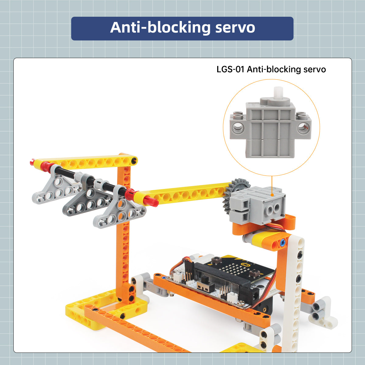 Hiwonder LEGO Block Servo 270°/ 360° micro:bit Program Control