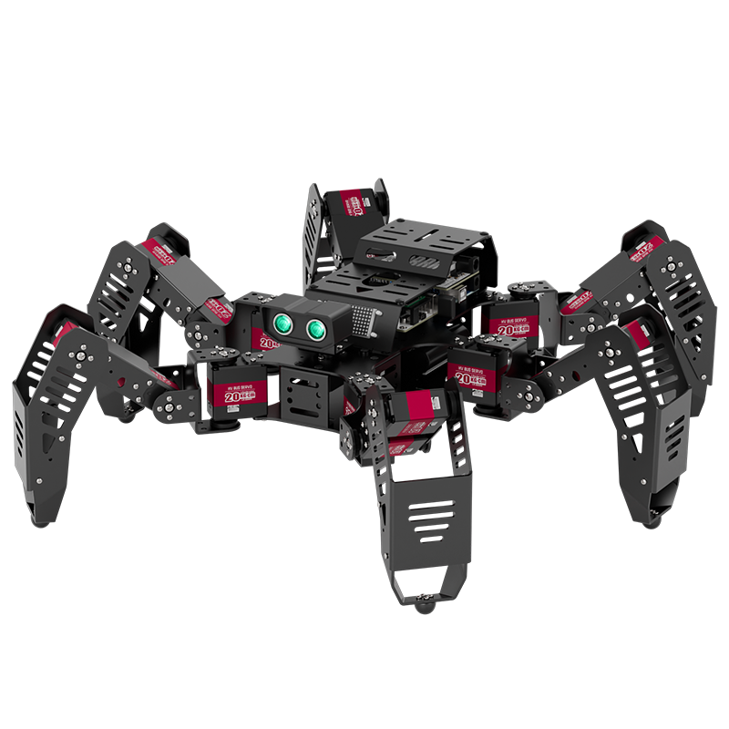 Hiwonder Spiderbot Arduino Coding Robot with AI Voice Control and Expandable Sensors