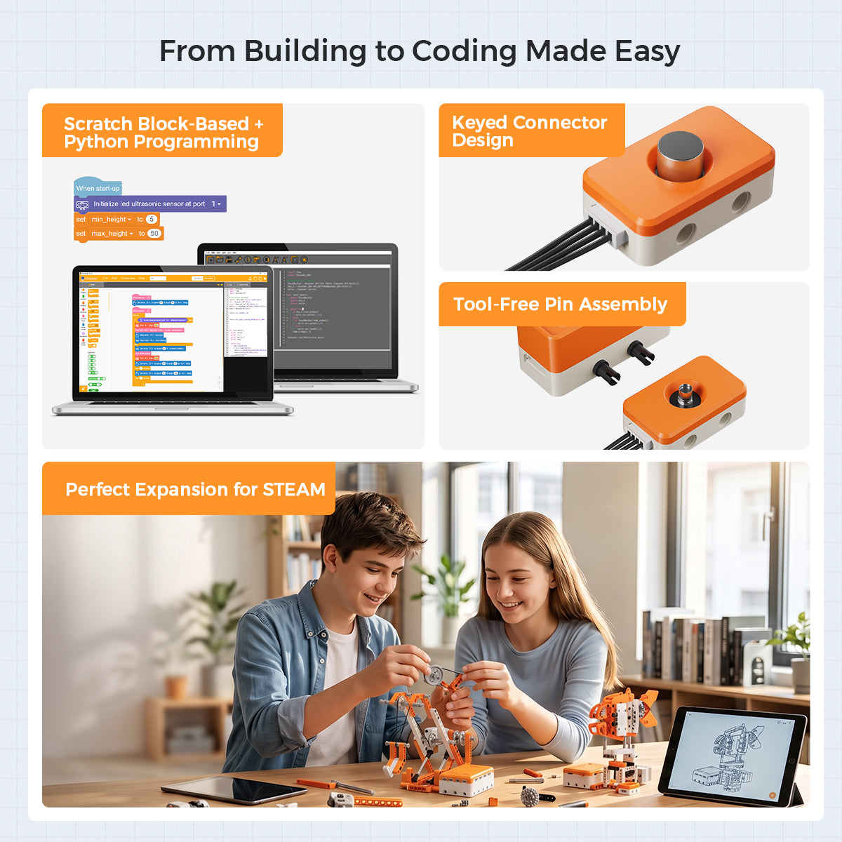 From Building to Coding Made Easy
