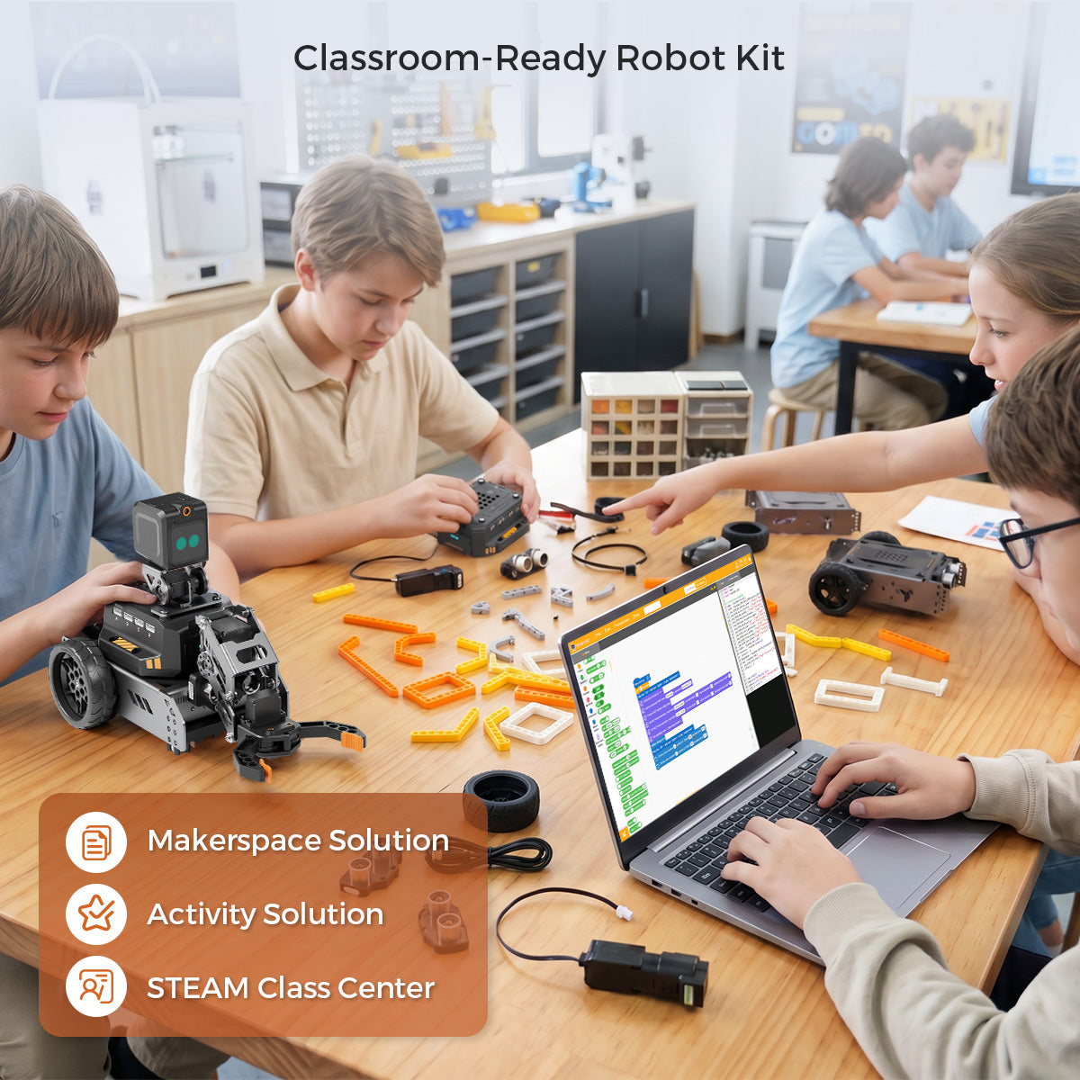 Classroom-Ready Robot Kit