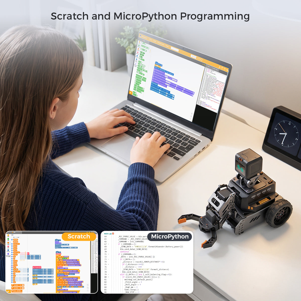 Scratch and MicroPython Programming