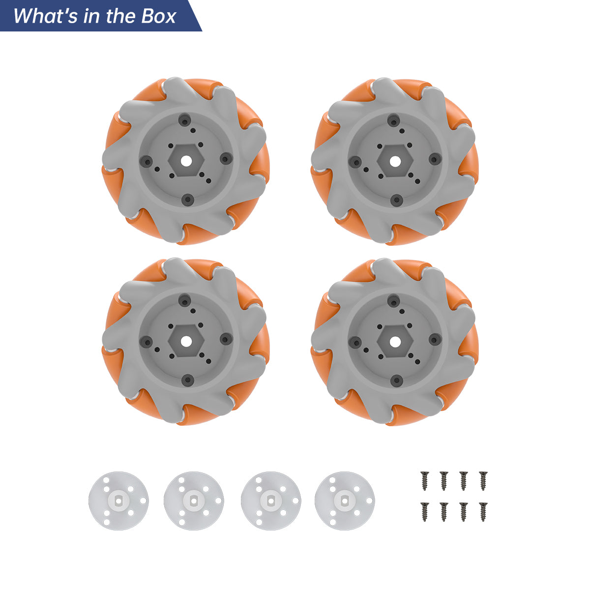 Mecanum Wheel Omnidirectional Wheel 65mm High Hardness Plastic Wheel for Robot Car Components