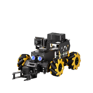 Hiwonder TurboPi Raspberry Pi Robot Car ROS2 with Mecanum Wheels, AI Vision & Tracking, Multimodal Large AI Model ChatGPT / Gemini / Grok / Llama, and Voice Interaction
