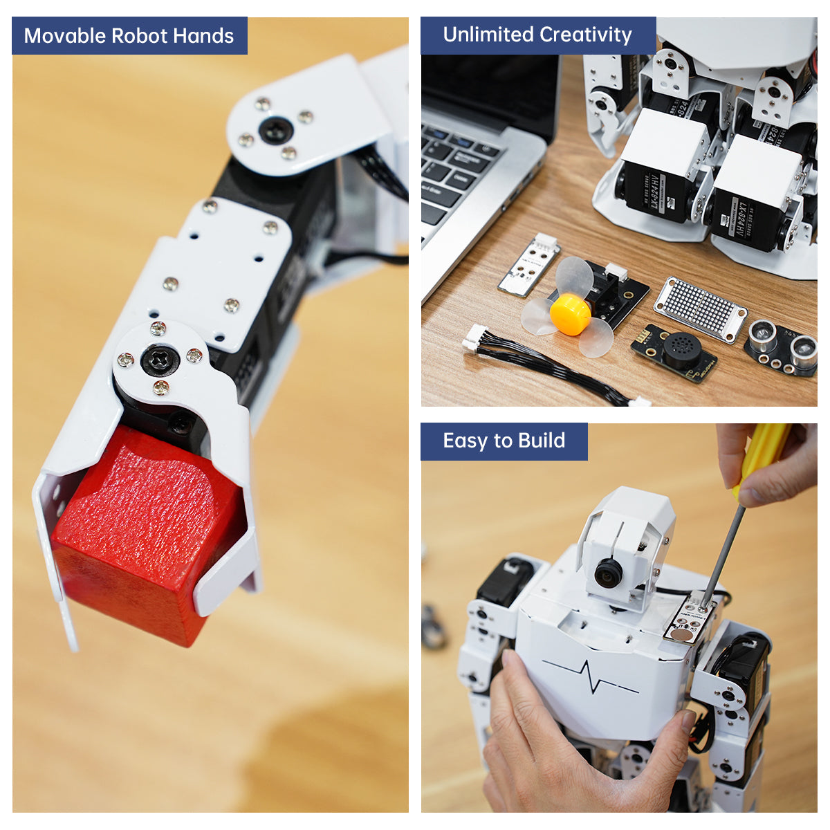 TonyPi Pro Hiwonder Humanoid Robot Professional Development Kit Powered by Raspberry Pi 4B 4GB