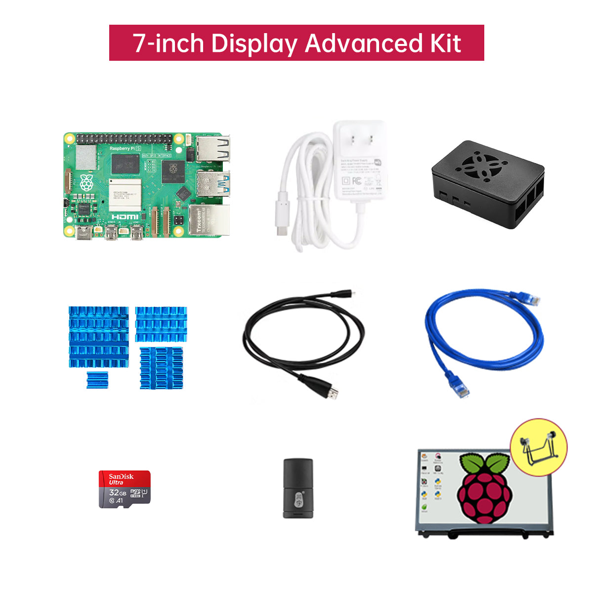 Raspberry Pi 5 4G/8G Controller Python Programming Linux Vision 4B Development Kit Raspberry Pi5