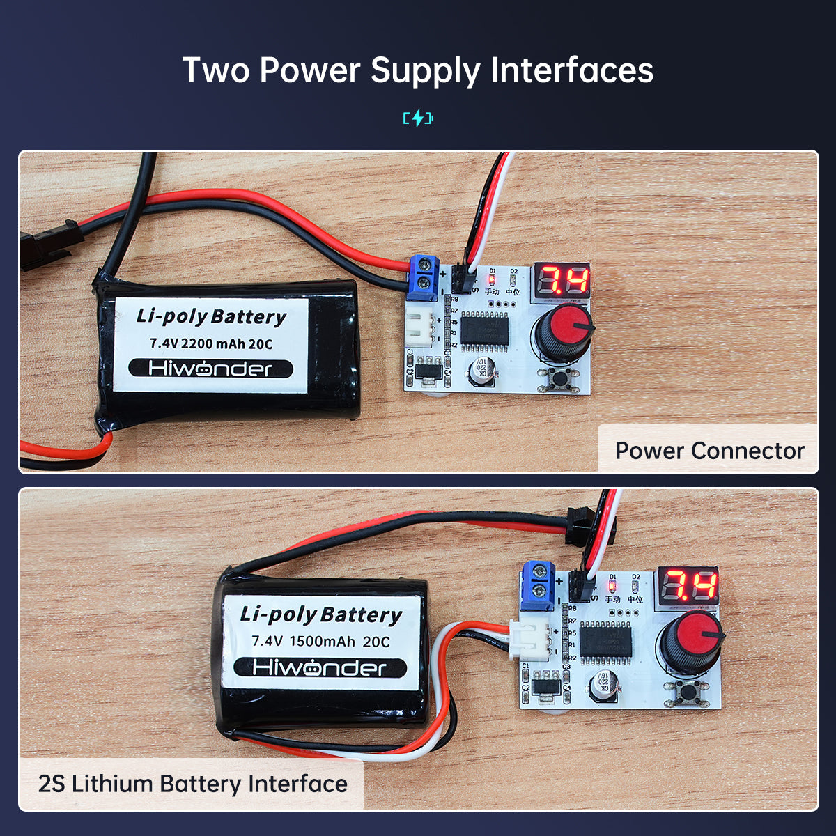 Hiwonder Digital Servo Tester Controller with Voltage Display