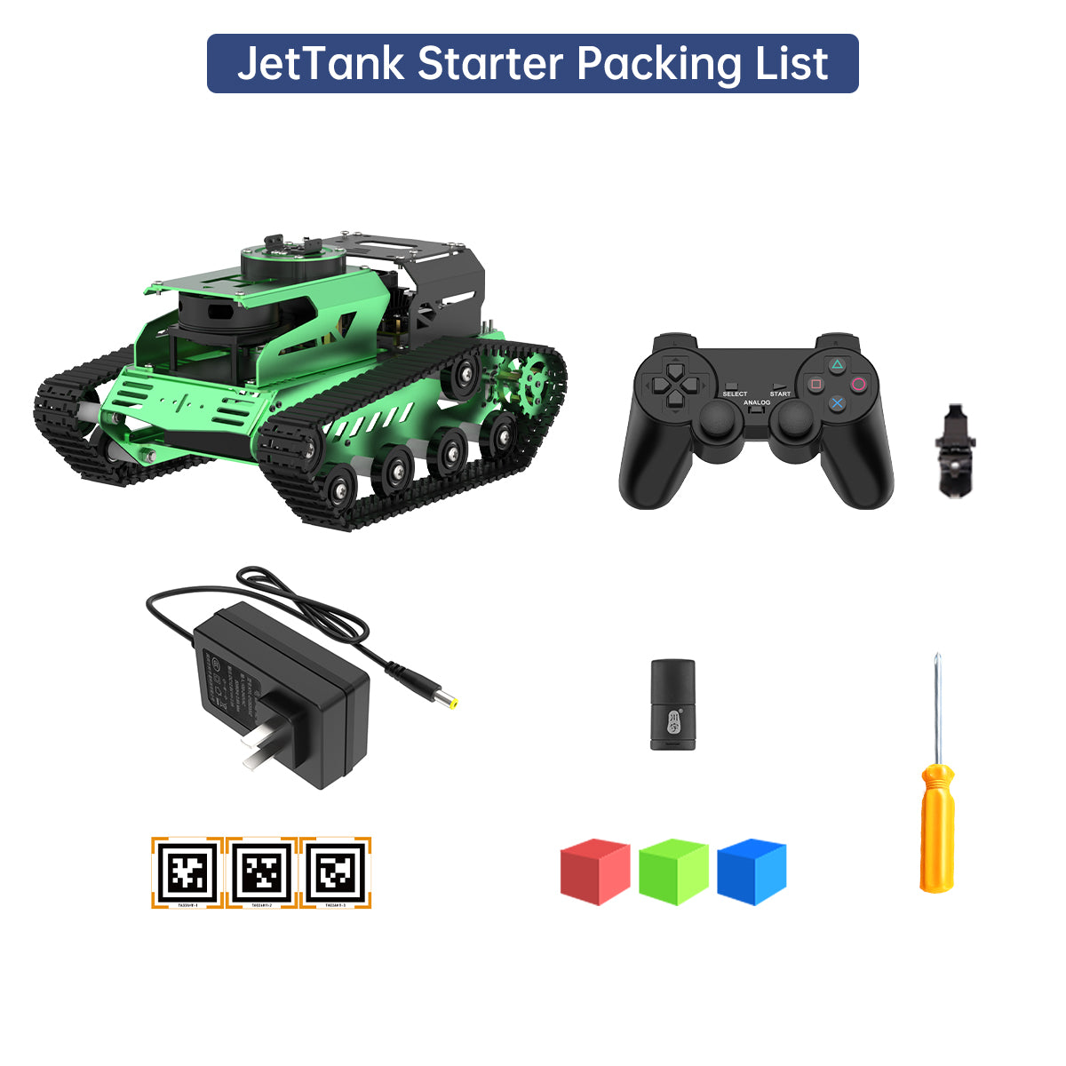 Hiwonder JetTank ROS Robot Tank Powered by Jetson Nano with Lidar Depth Camera Touch Screen, Support SLAM Mapping and Navigation