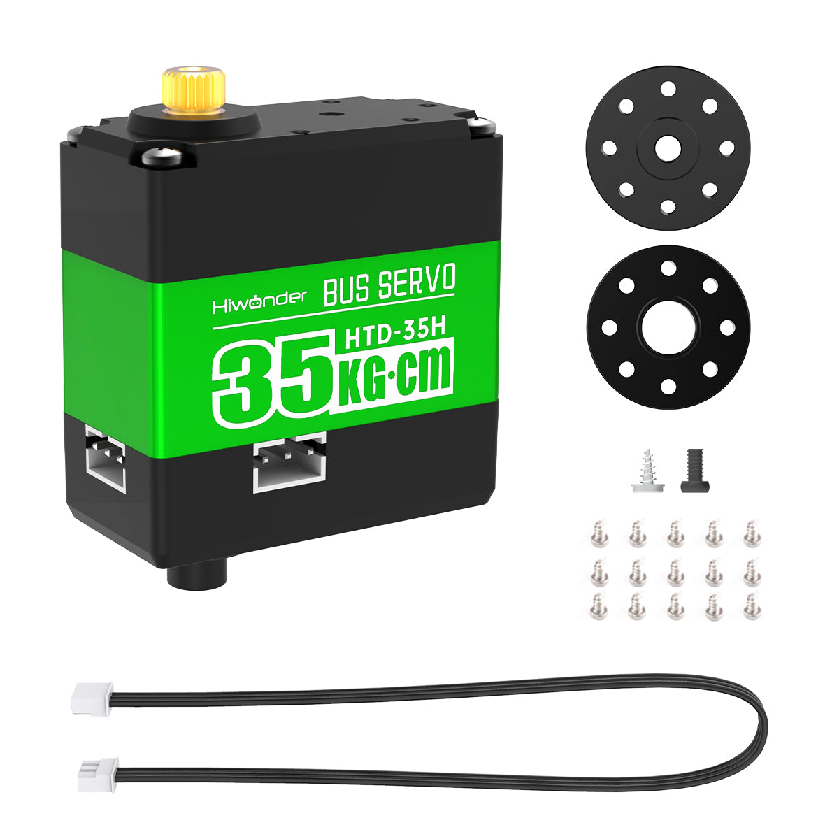 Hiwonder HTD-35H High Voltage Serial Bus Servo 35KG Torque with Three Connectors and Data Feedback