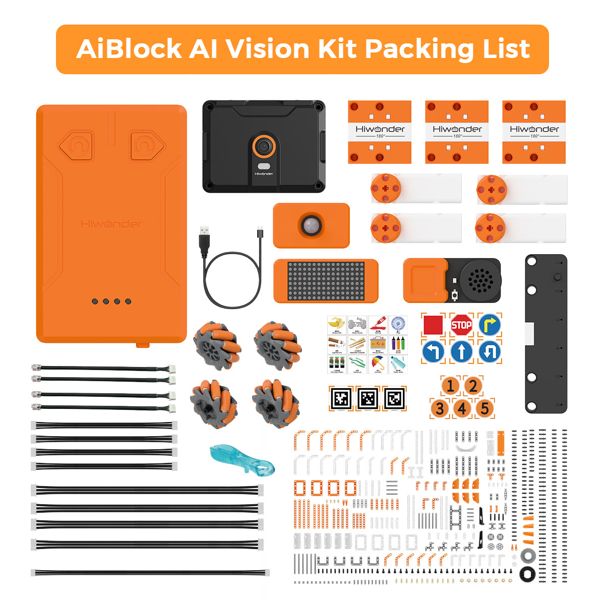 AiBlock Al Vision Kit Packing List