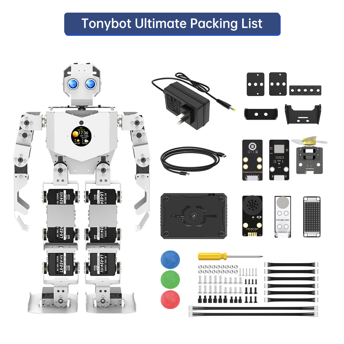 Tonybot Ultimate Packing List