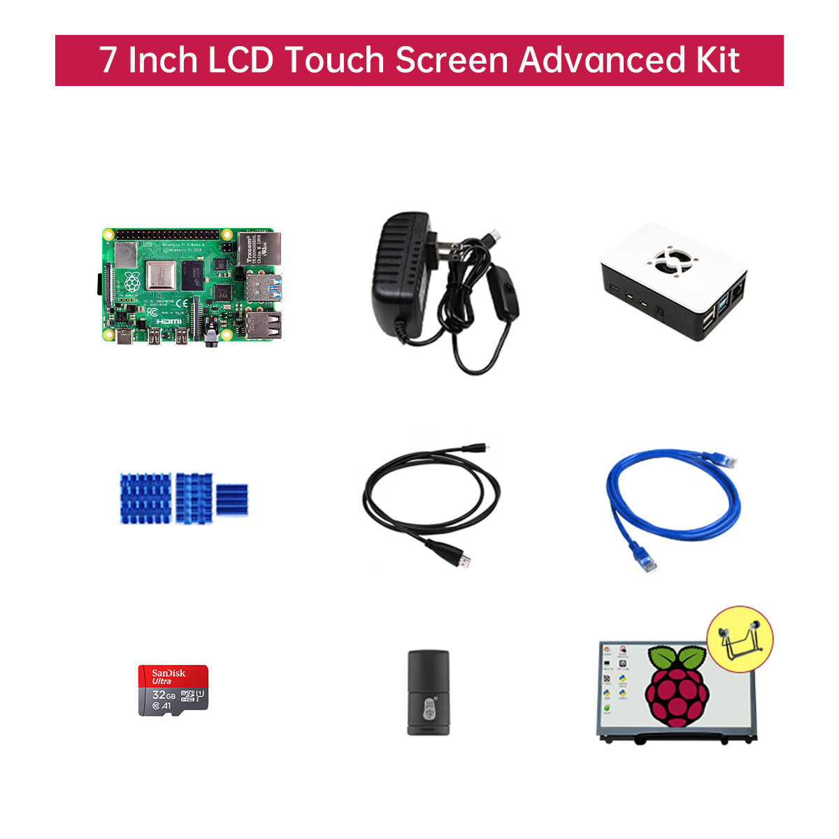 Raspberry Pi 4B 4G/8G Board For Python Programming AI Vision Deep Learning Linux Development Board