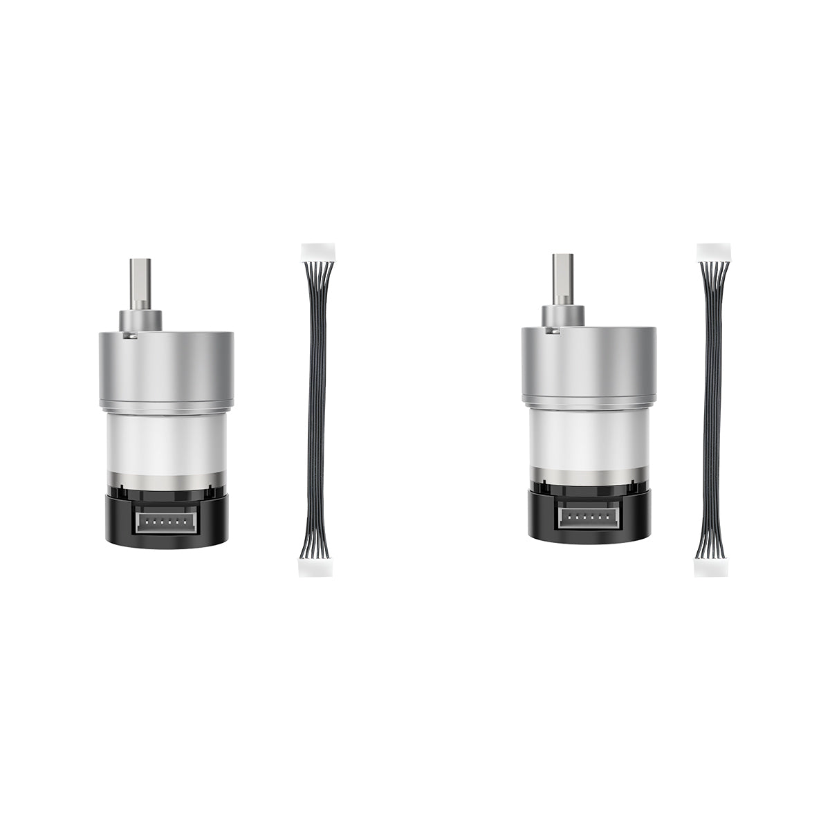 520 DC Gear Motor with High-Precision Hall Encoder, 12V, 110/170/320 RPM, 6mm D-Shaped Eccentric Shaft