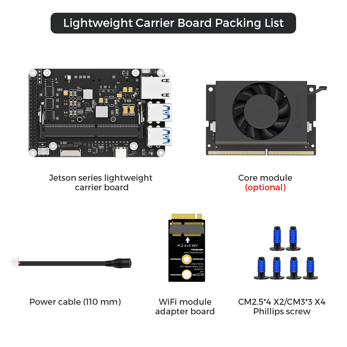 NVIDIA Jetson Nano B01 Carrier Board Highly Integrated AI Development Kit ROS Mini Expansion Board