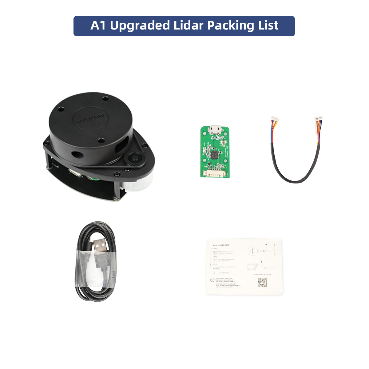 A1 Upgraded Lidar Packing List