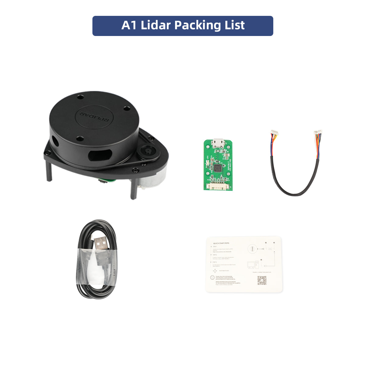 SLAMTEC RPLIDAR Lidar C1 A1 A2M12 S2L SLAM Triangulation Ranging Support Mapping Navigation for ROS/ROS2