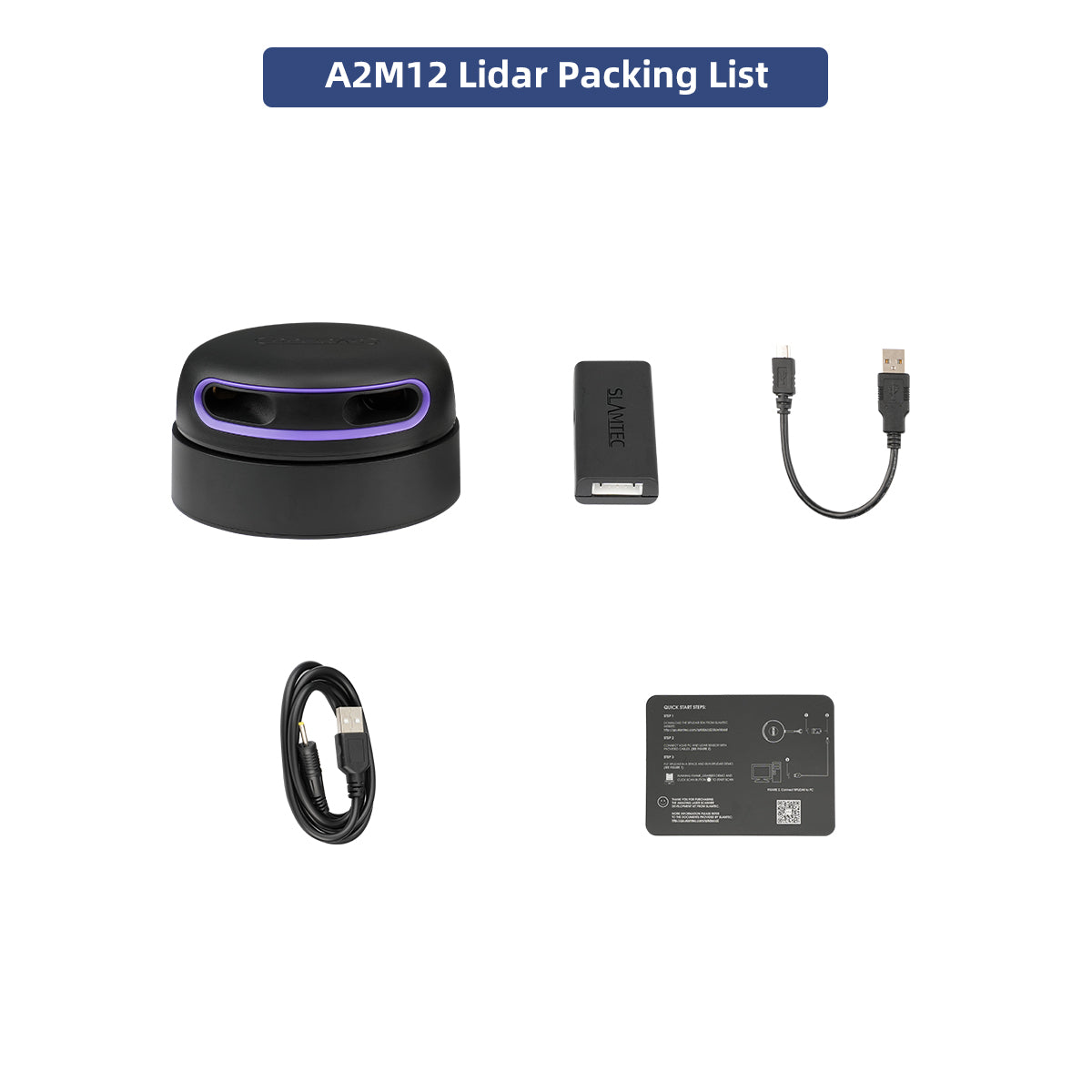 A2M12 Lidar Packing List