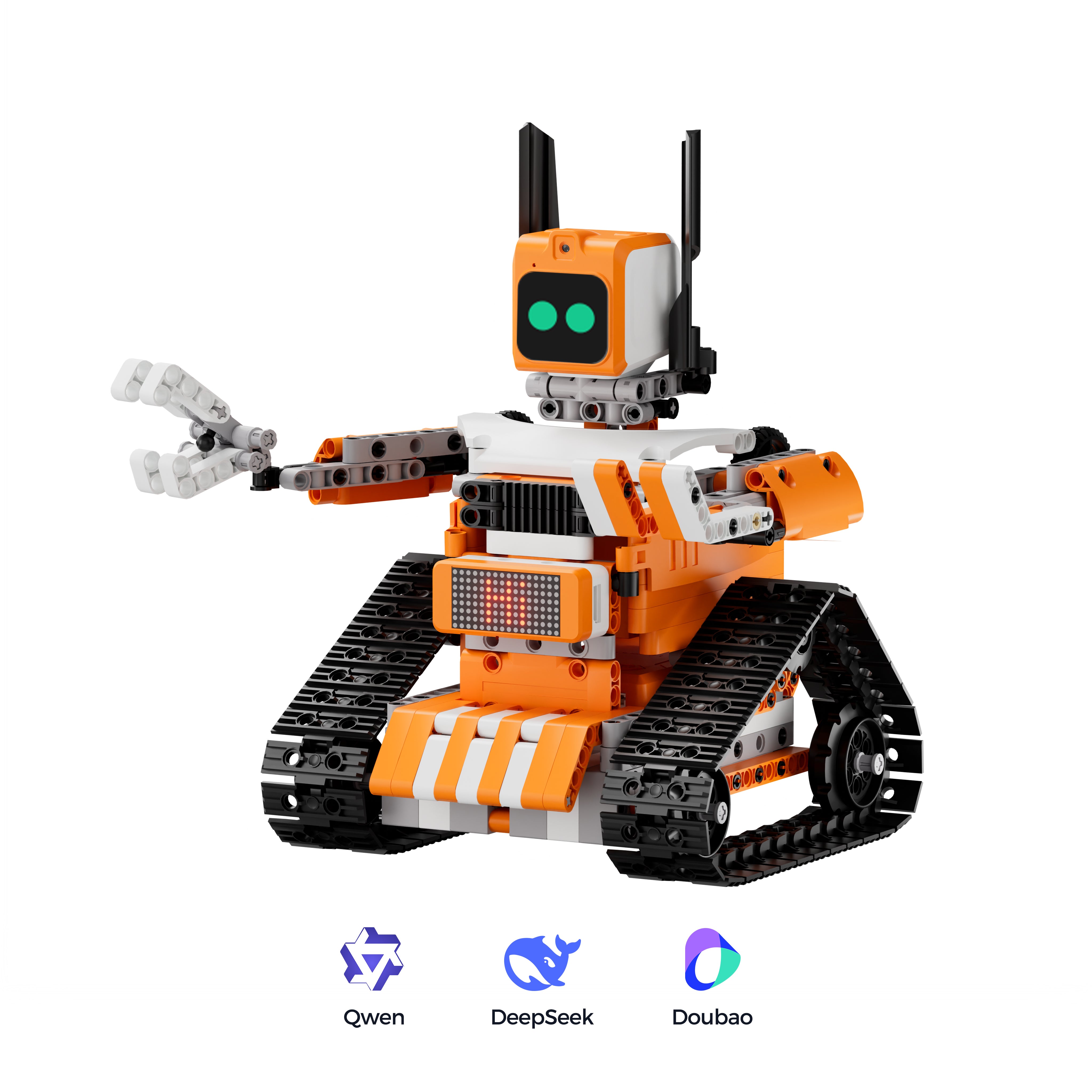 AiBlock Large Model Kit – ESP32 Programmable Robot with Multimodal AI, Vision & Voice Interaction, Scratch & Python