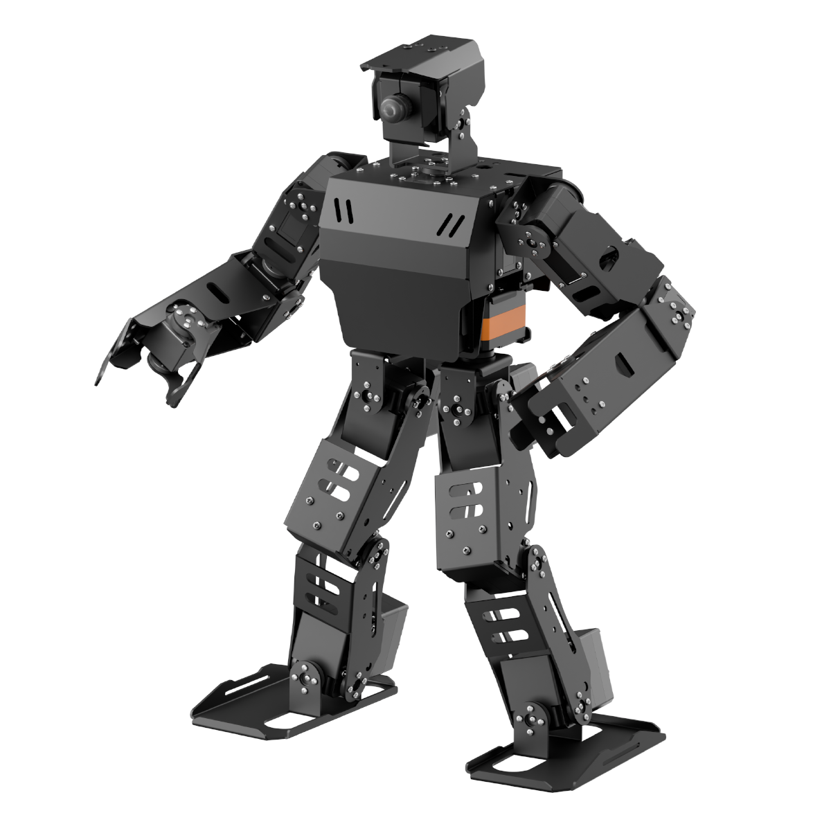 Hiwonder AiNex Biped Humanoid Robot Raspberry Pi Vision AI Kit Powered by ROS Inverse Kinematics Algorithm
