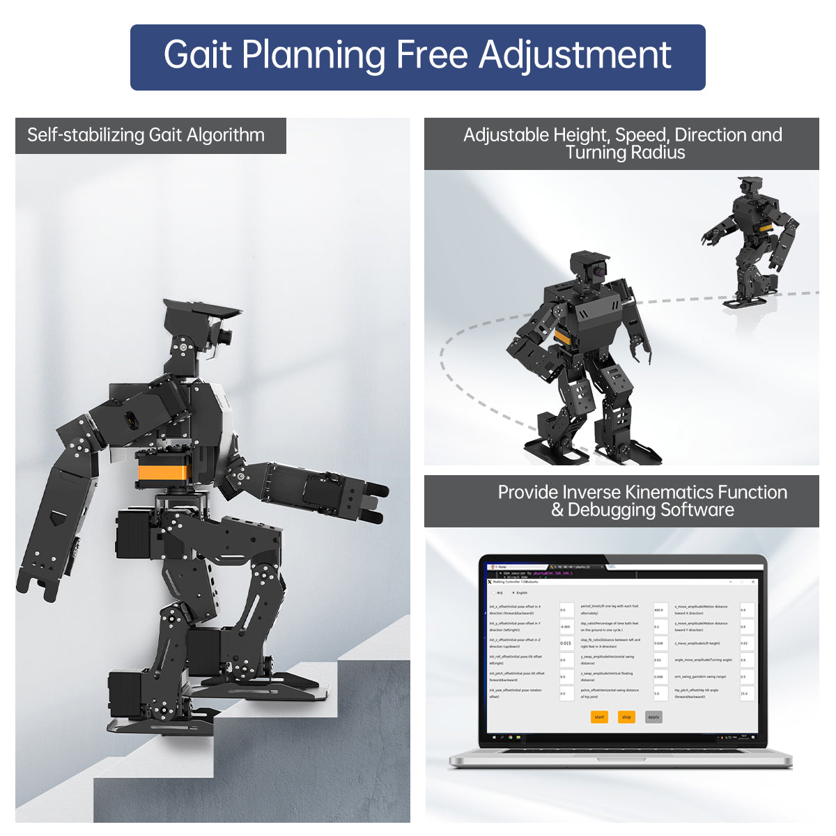 Gait Planning Free Adjustment