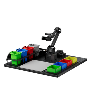 Hiwonder NexArm Open-Source ROS Robotic Arm VLA Embodied AI Sorting Sandbox Kit with  NVIDIA/Raspberry Pi & ESP32  Dual-Controller Design, Multimodal Large AI Models & OpenClaw