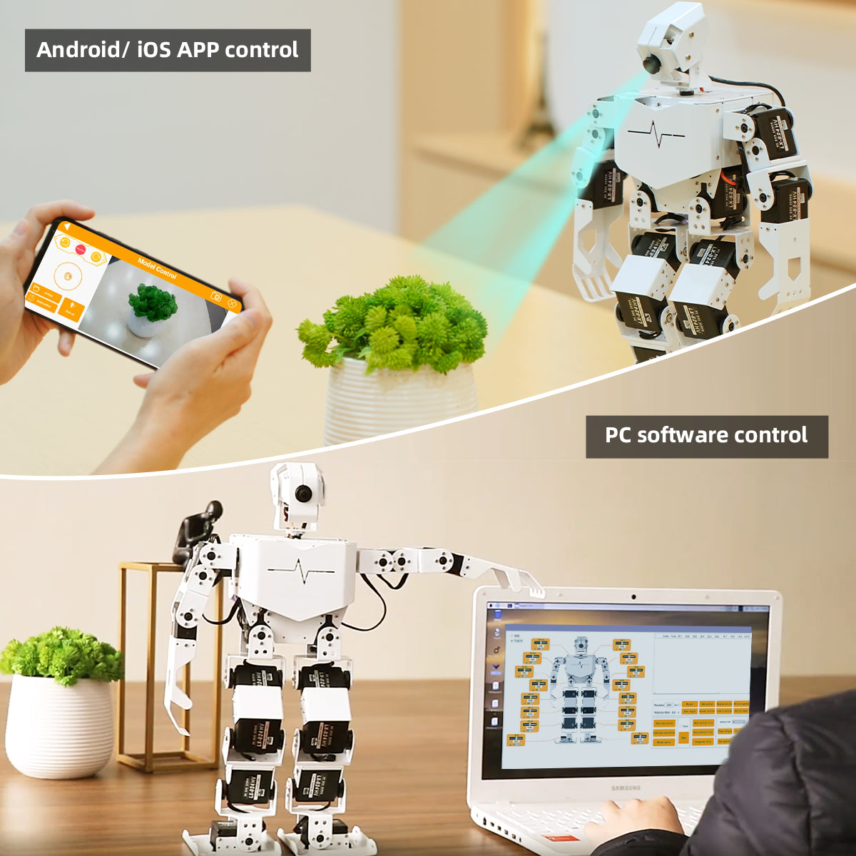 Android/ iOS APP control PC software control