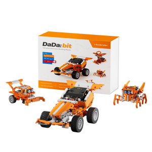 DaDa:bit V2 Programmable Robotics & Electronic Block Kit for Beginners, Powered by micro:bit V2, with Expansion Board