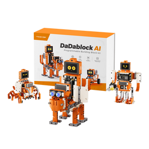 DaDablock AI Large Model Building Block Kit, Powered by ESP32, Supports Scratch & Python, Vision & Voice Interaction