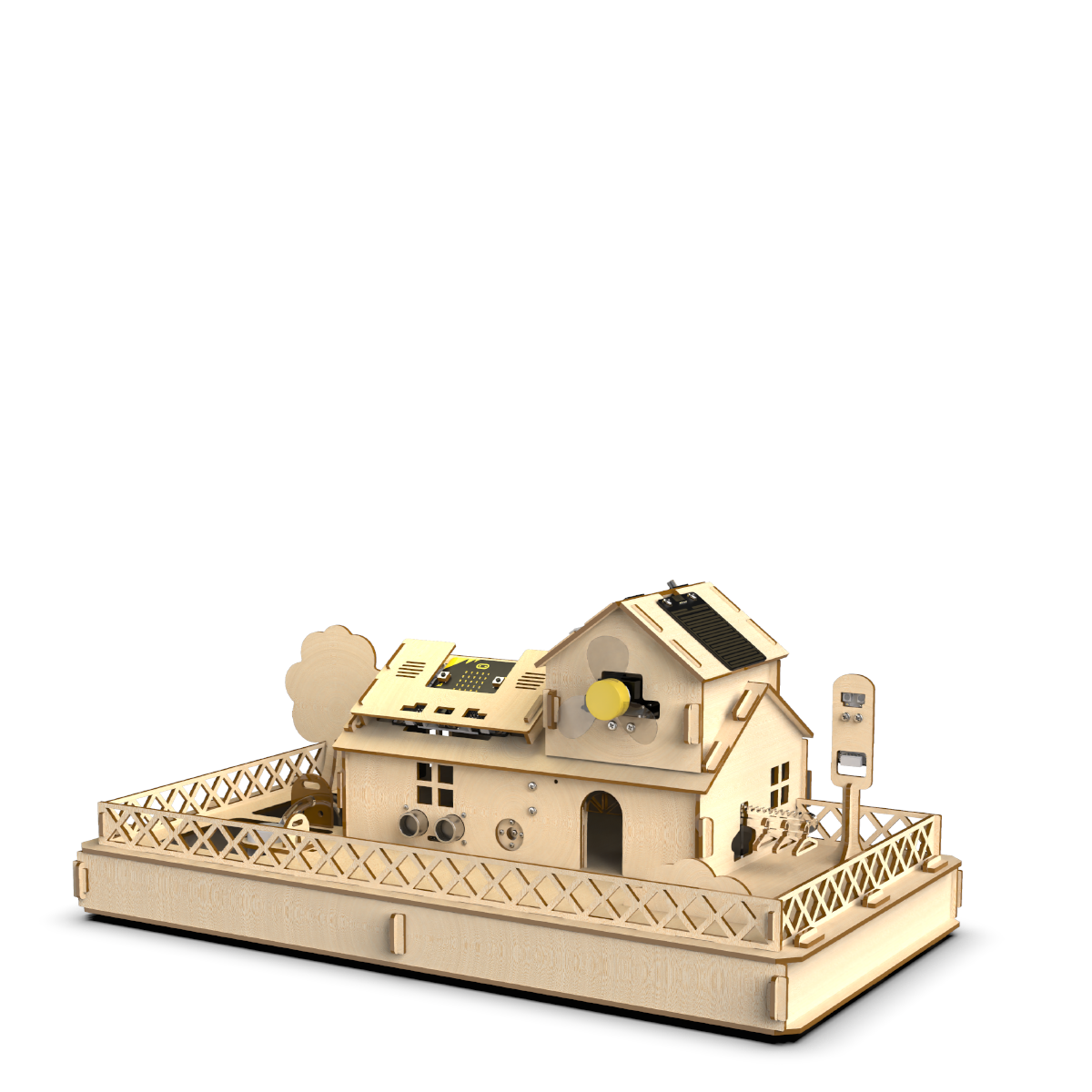 Hiwonder IoT Smart House Kit for Electronic DIY Education Support micro:bit Programming