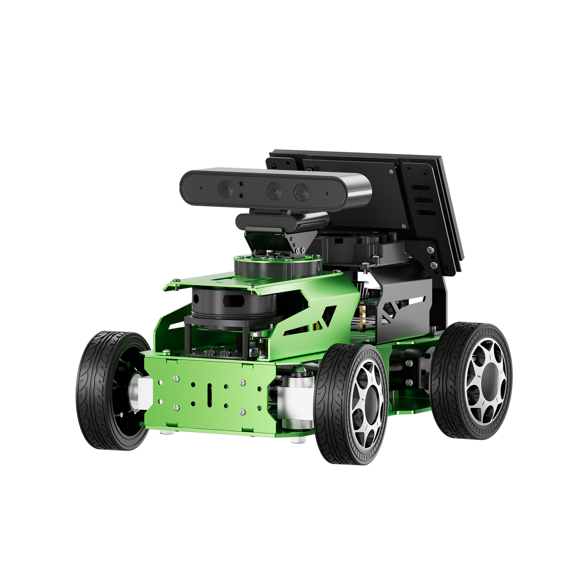 Hiwonder JetAcker AI Robot Kit – NVIDIA Jetson-Powered ROS1/ROS2 Educational Coding Robot with multimodal AI model (ChatGPT), Voice Control, AI Vision Interaction & SLAM