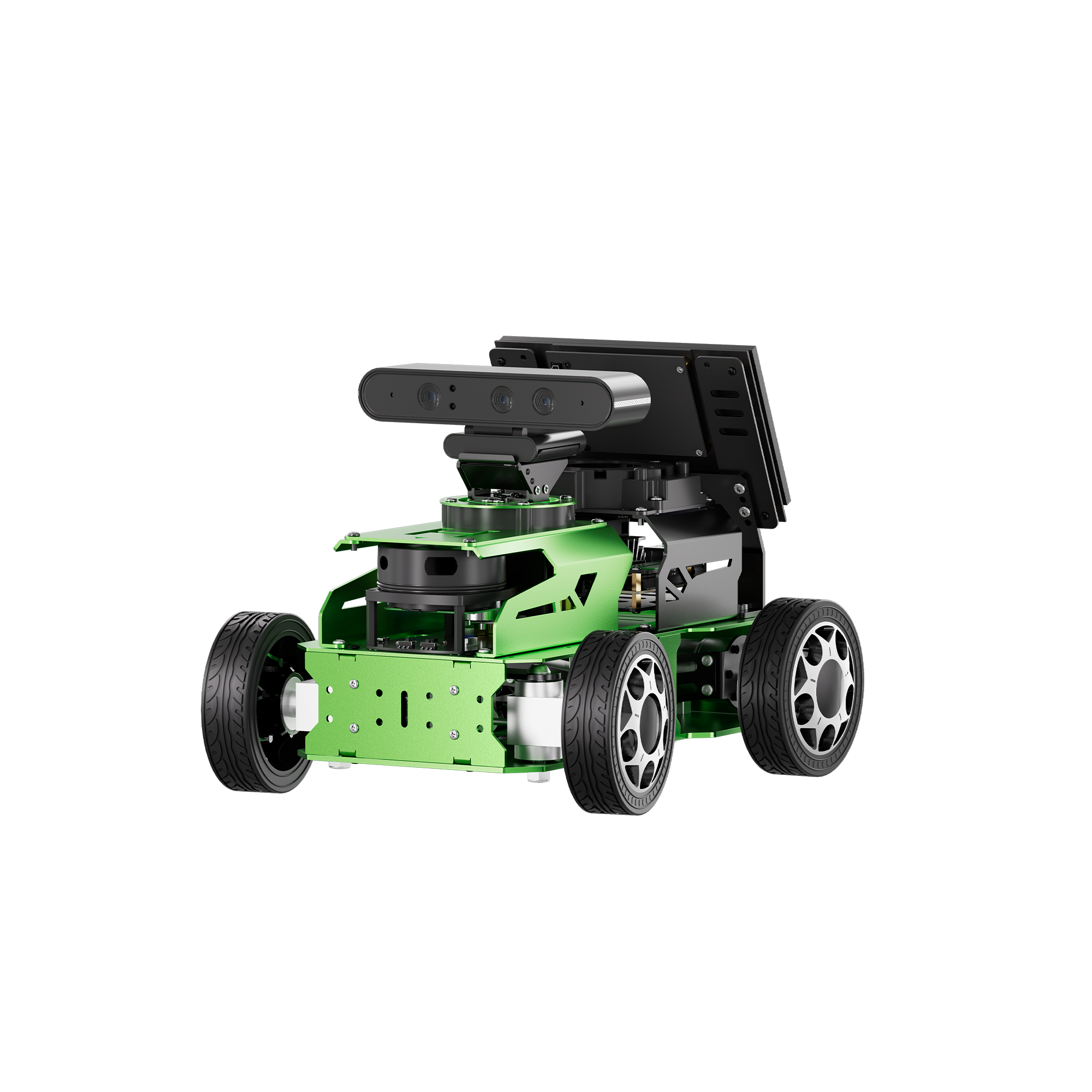 Hiwonder JetAcker AI Robot Kit – NVIDIA Jetson-Powered ROS1/ROS2 Educational Coding Robot with multimodal AI model (ChatGPT), Voice Control, AI Vision Interaction & SLAM