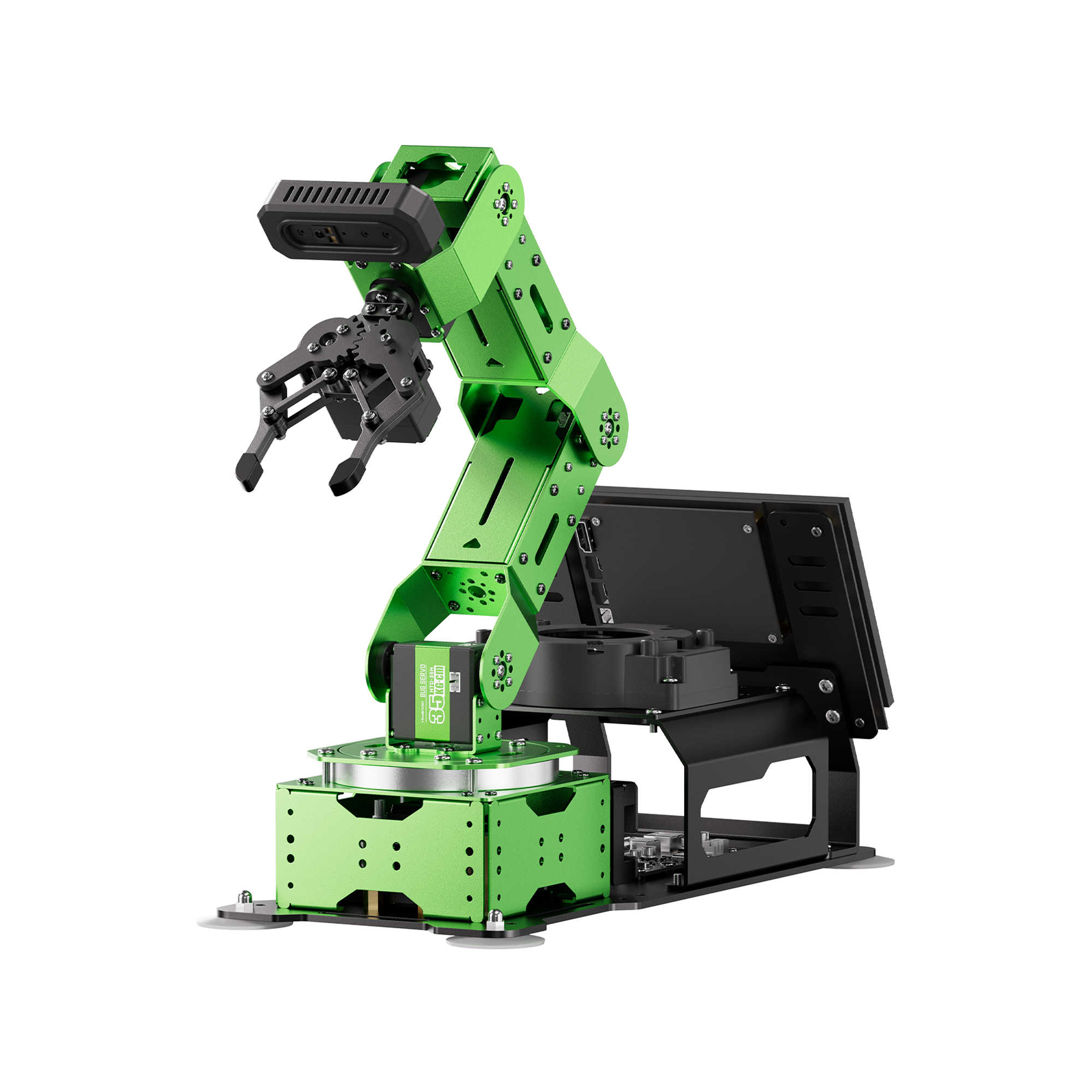 Hiwonder JetArm ROS1/ROS2 3D Vision Robot Arm, with Multimodal AI Model (ChatGPT), AI Voice Interaction and Vision Recognition, Tracking & Sorting