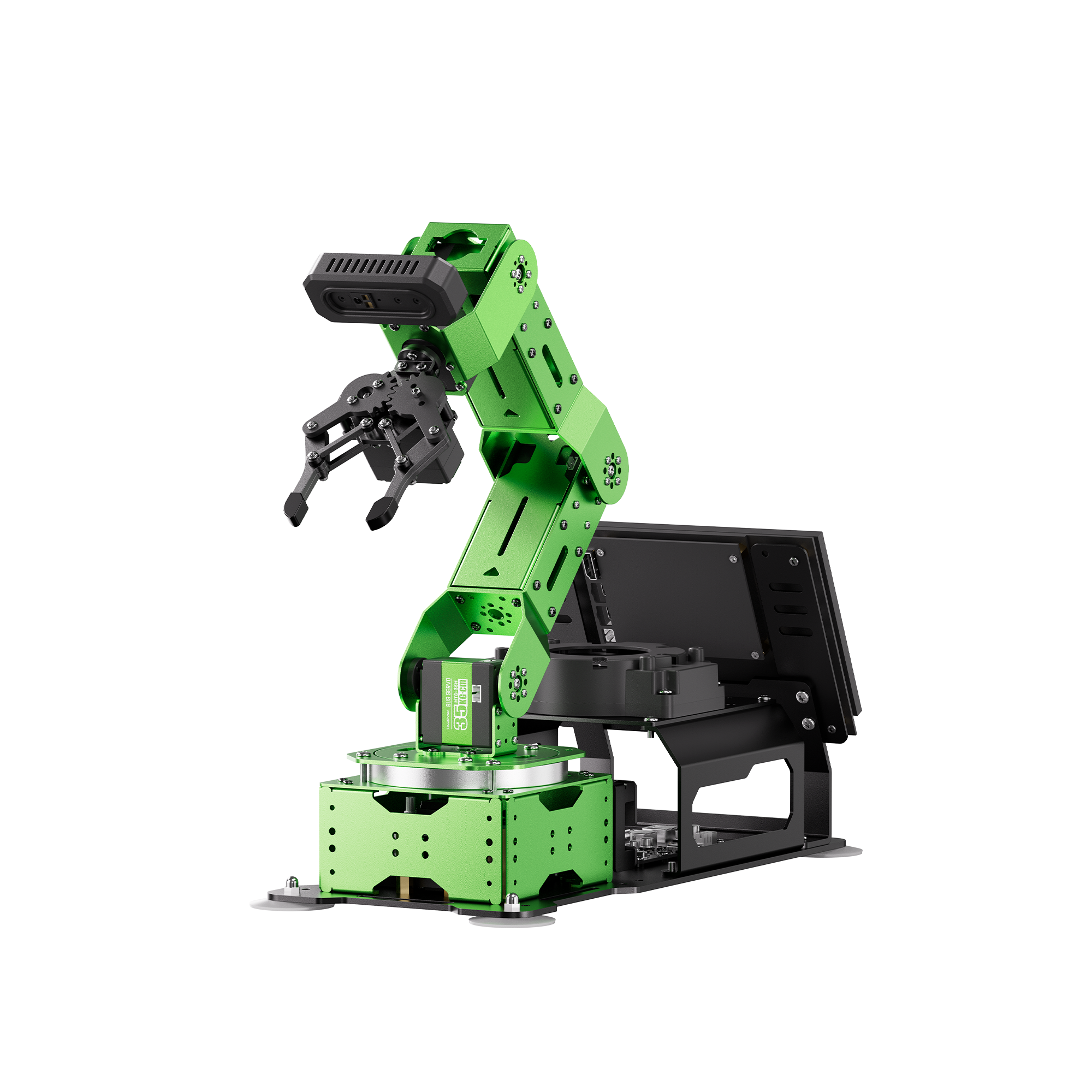 Hiwonder JetArm ROS1/ROS2 3D Vision Robot Arm, with Multimodal AI Model (ChatGPT), AI Voice Interaction and Vision Recognition, Tracking & Sorting